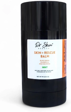 Dr Skin- Skin Rescue Balm- Mint- Eczema, Acne, rashes, Psoriasis, Dermatitis, Hydration, keratosis, Dryness, Sunburn. 100% Natural. for All Skins. 3.5 0z