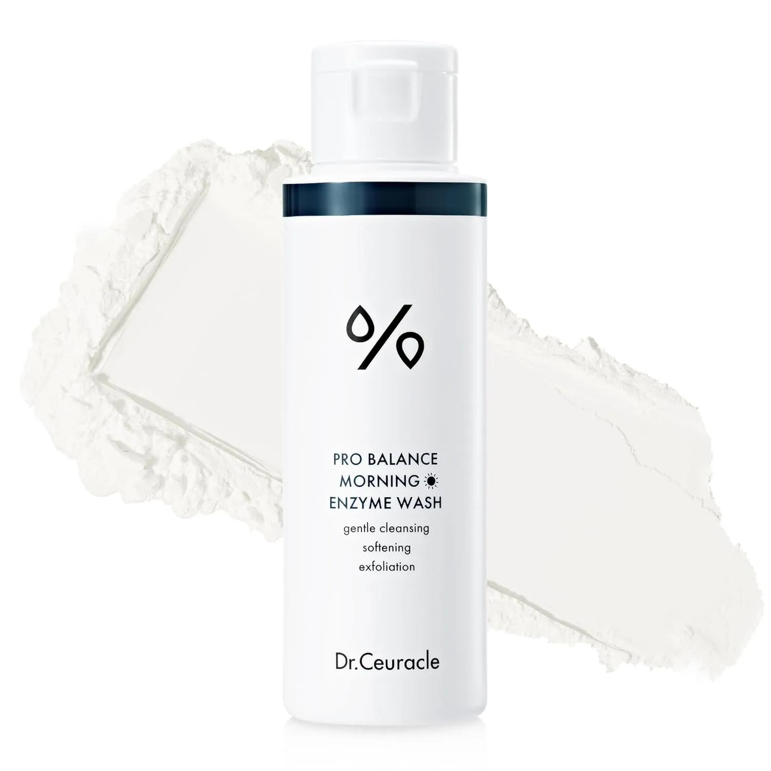 Dr.Ceuracle Pro Balance Enzyme Powder Face Wash - Morning Powder Wash with Natural Enzymes for Face (Morning Wash, 50g), Korean Facial Cleanser for AM Cleansing