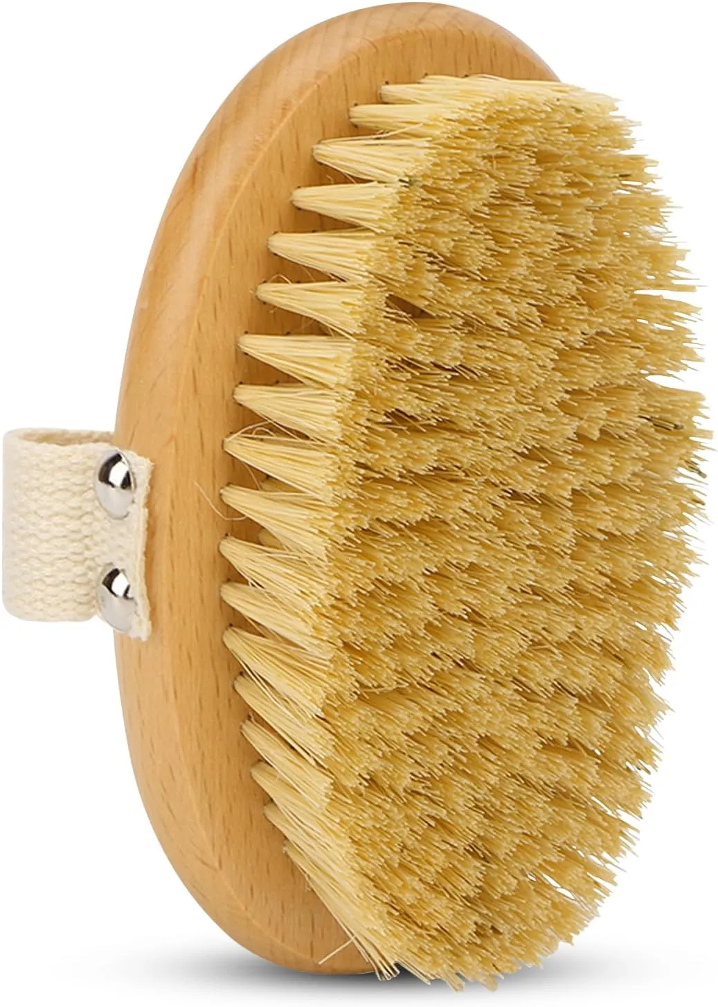 Dry Brushing Body Brush, Exfoliating Scrubber, Soft Vegan Bristle for Sensitive Skin, Gentle Back Scrubber, Dry Brush for Body Care Exfoliator, Skin Massage, Bath 1 Pc