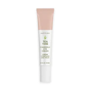Earth To Skin Tea Time Chamomile Eye Cream – Hydrating & Soothing Eye Treatment with Vitamin E, Vitamin C & Jojoba Oil – 0.75 fl oz