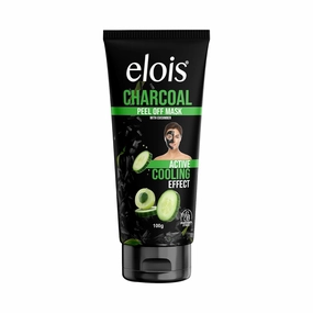 ELOIS Charcoal Peel Off Face Mask for Men & Women | Removes Blackheads and Whiteheads | Active Cooling Effect | Deep Skin Purifying Cleansing (3.38 Floz)