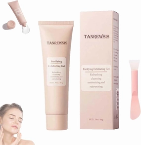 Euuest Exfoliating Gel, Tanrewsis Exfoliating Gel, Purifying Enzymes Exfoliating Gel, Facial Scrub for Body & Face, Moisturizing and Rejuvenating