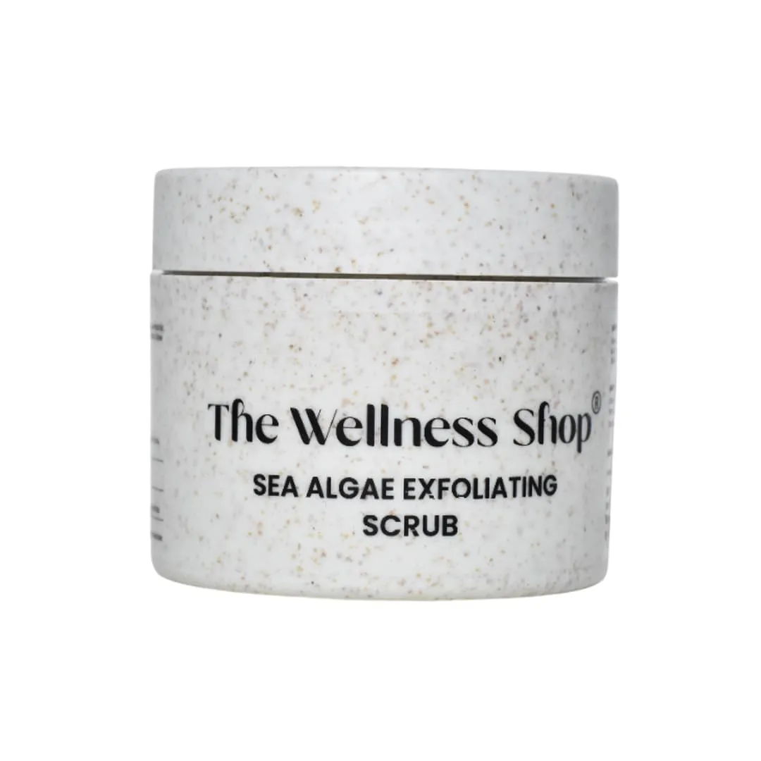 Exfoliating Face Scrub with Aloe Vera, Turmeric, Lotus Petal, Natural Botanicals