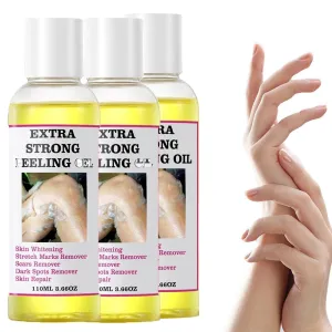 Exfoliating Oil for Face & Body - 16% Salicylic Acid Dead Skin Removal - Gentle Formula for All Skin Types - Hydrating Non-Irritating Treatment - 120mL (3Pack)