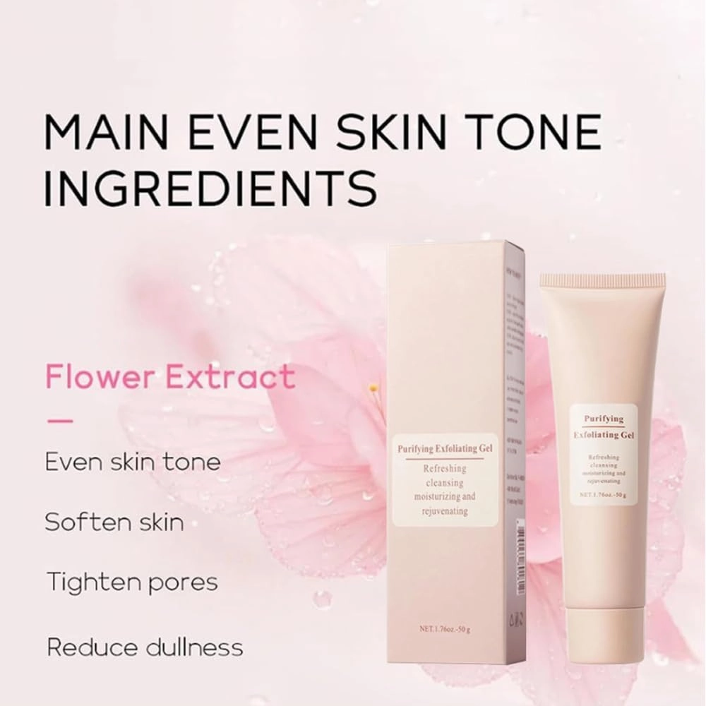 Exfoliating Gel, phasta purifying exfoliating gel, Facial Purifying Exfoliator Cleanser, Deep Cleansing and Moisturizing, Exfoliating and Dead Skin Facial (3pcs, 1)
