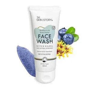 Face Wash for Deep Cleansing & Moisturizing, Minimizes Pores With Witch Hazel Gel Based, Paraben Free Gentle Facewash For All Skin Types 100ml
