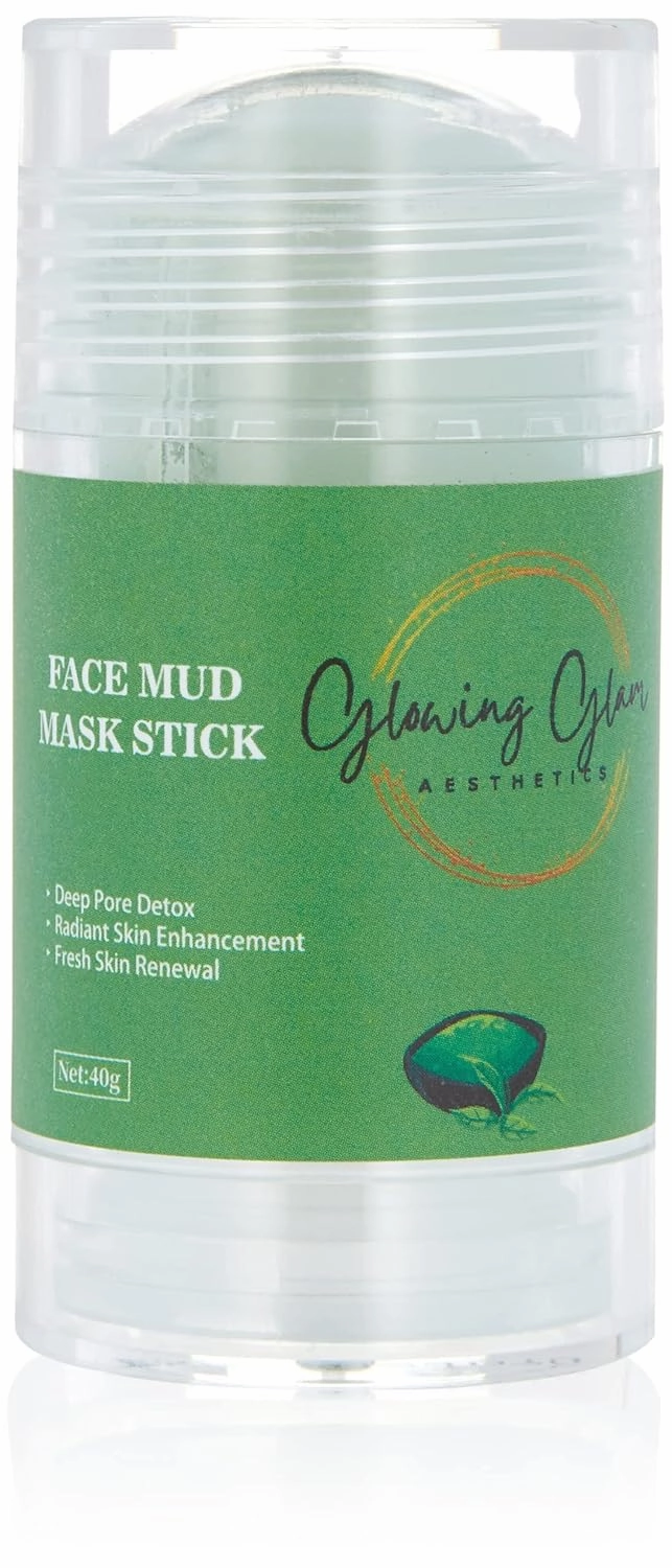 Face Mud Mask Stick: Deep Pore Detox, Blackhead Remover,Purifying Clay Stick, Green Tea Cleansing Face Stick, Mud Mask