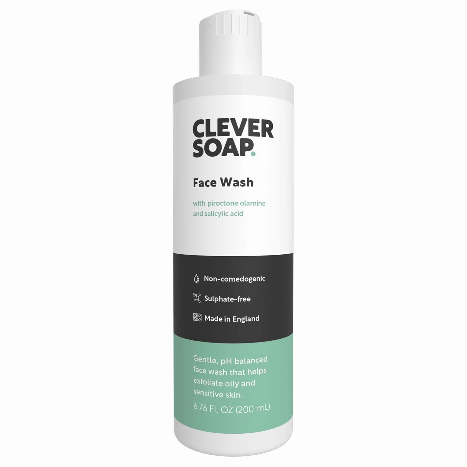 Face Wash | Soothing Facial Cleanser with Piroctone Olamine & Salicylic Acid | Hypoallergenic & Calming for Oily, Dry, Flaky or Sensitive Skin | Men & Women, 6.76 Fl Oz