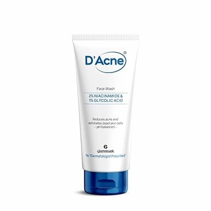 Face Wash | Unclogs pores and prevents pimples | Stops recurrence of acne | Contains 1% Glycolic Acid, Niacinamide |Suitable For Oily skin, Acne-prone Skin | Men & women | 100 ml
