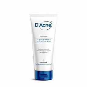 Face Wash | Unclogs pores and prevents pimples | Stops recurrence of acne | Contains 1% Glycolic Acid, Niacinamide |Suitable For Oily skin, Acne-prone Skin | Men & women | 100 ml