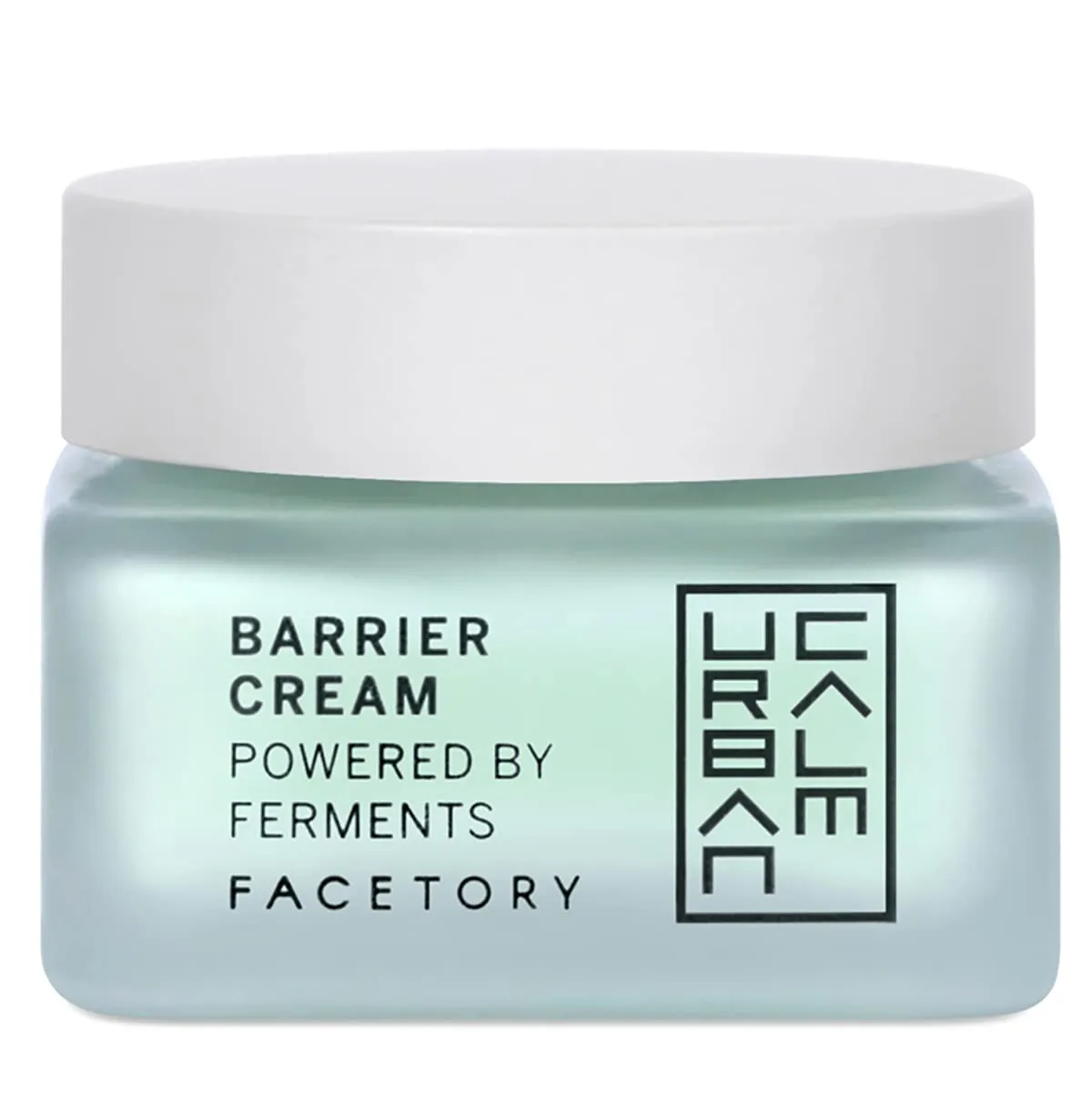 FACETORY Urban Calm Barrier Cream Moisturizer with Hyaluronic Acid - Face Lotion with Fermented Honeybush - Hydrating Rich Water Gel for Dry, Oily & Sensitive Skin