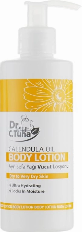 FARMASi Calendula Oil Body Lotion - Soothing Deep Hydration Sensitive Skin Non-Greasy Natural Ingredients Moisturizing Care Skincare essential