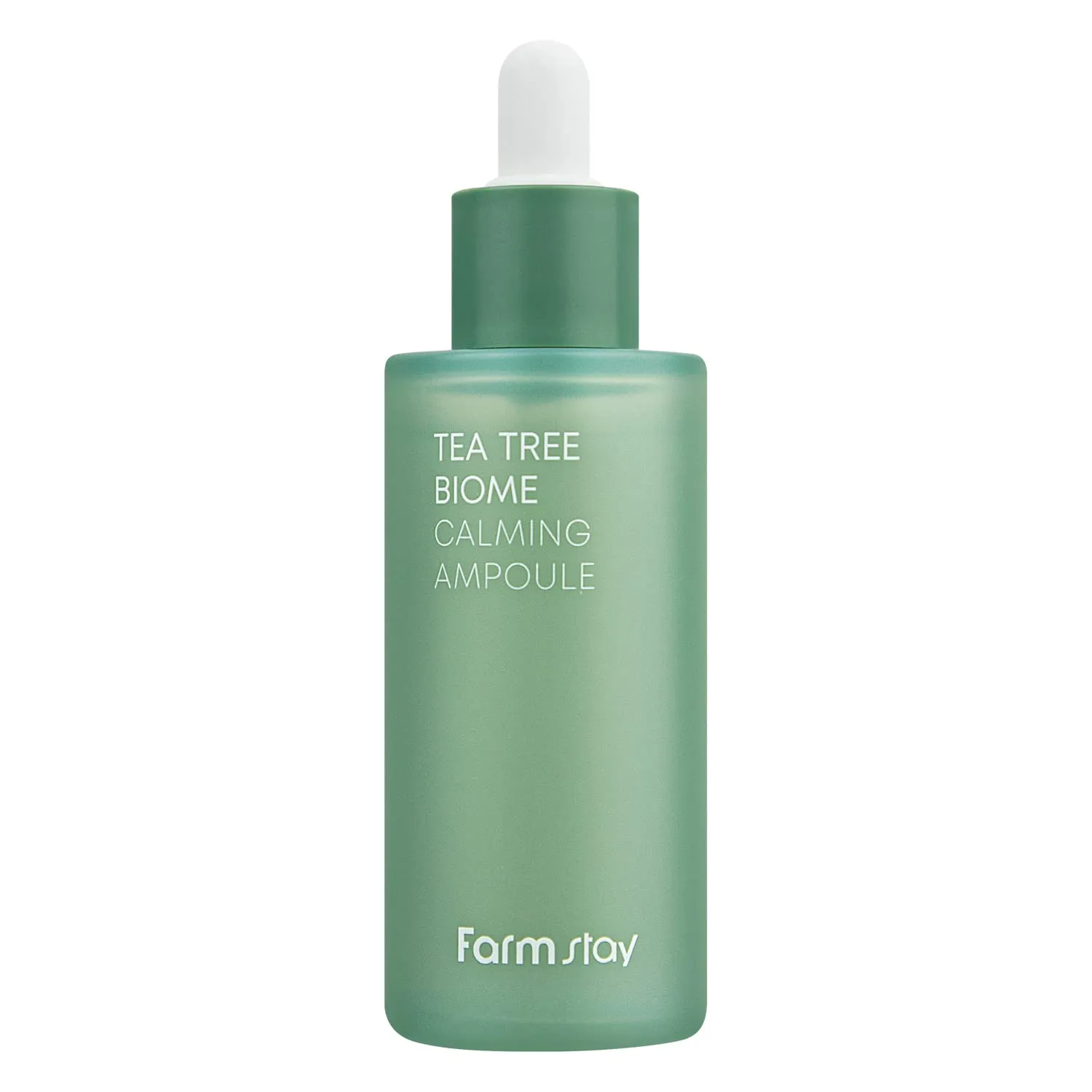 FARMSTAY TeaTree Biome Calming Ampoule - Face Serum, Korean Skin Care, Calming and Soothing for Sensitive Skin, Hydrating and Moisturizing, Strengthen Skin Barrier, 1.69 Fl. Oz / 50ml