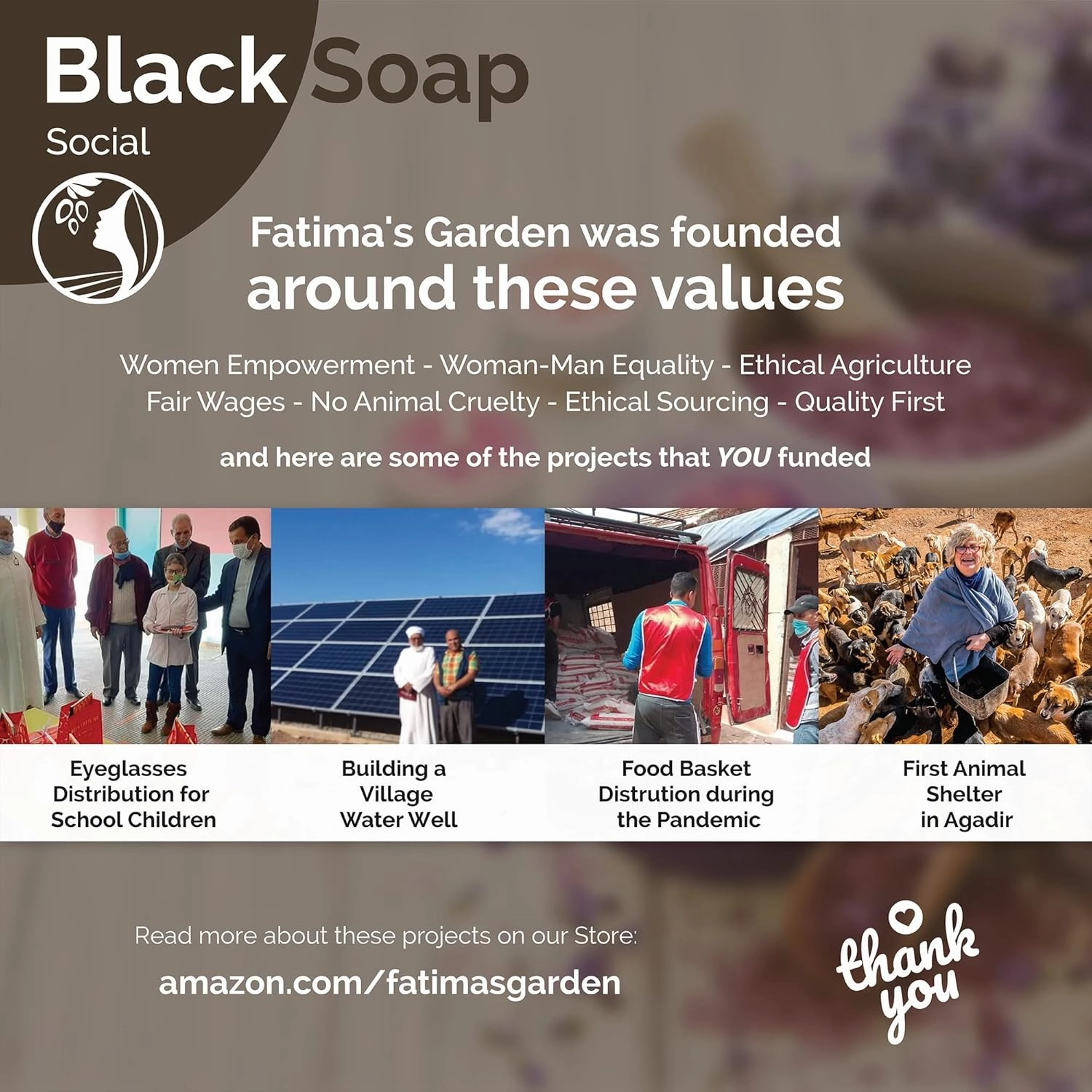 Fatima's Garden Eucalyptus Black Soap - Purifying Cleanser, 1Kg