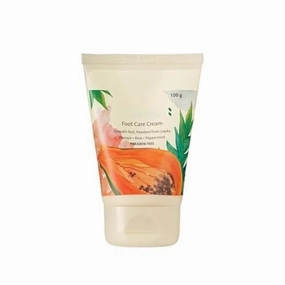Foot Care Cream with Aloe Vera, Papaya, Peppermint for Dry Cracked Heels, 100ml