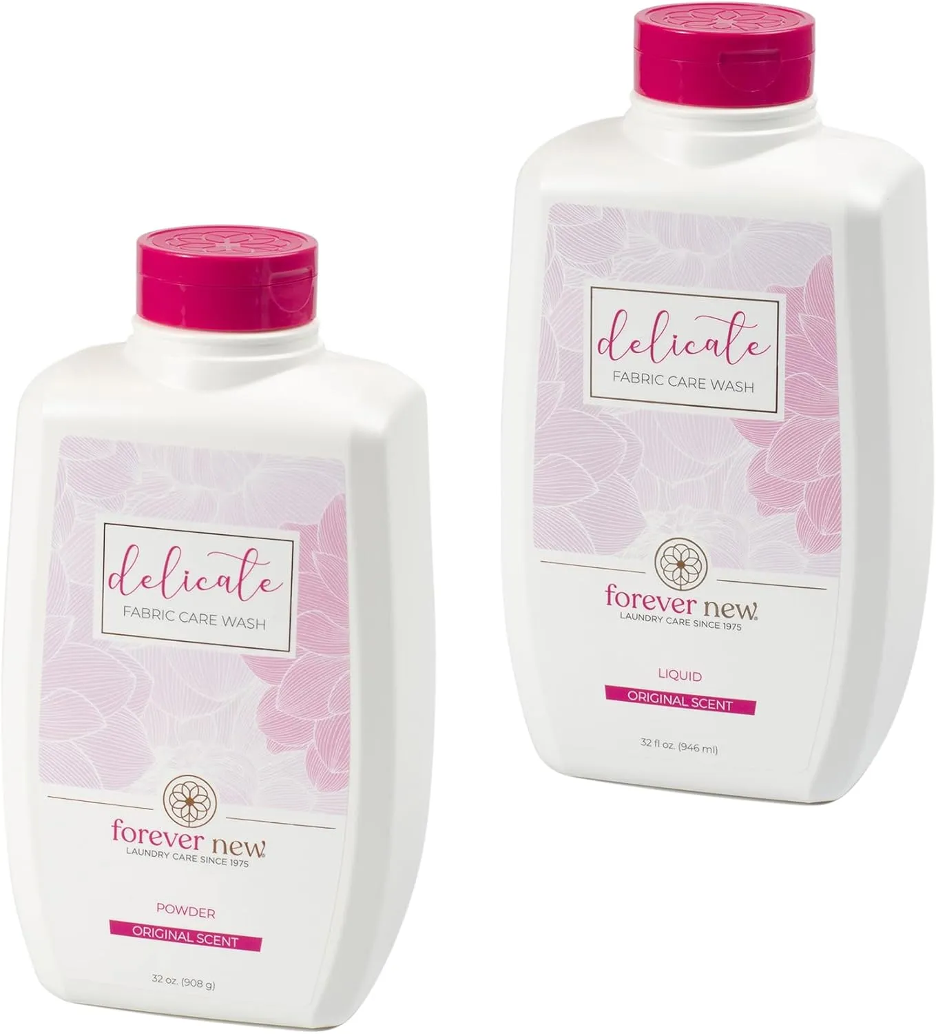 FOREVER NEW (2 pk) Natural Liquid Laundry Detergent (32 Fl Oz)   Granular Detergent Powder (32 Fl Oz) Combo (64 Fl Oz Total)