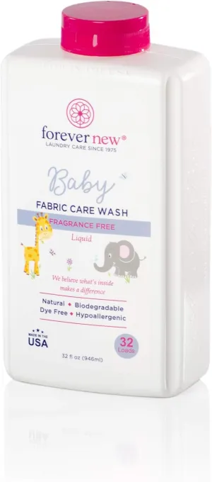 Forever New Baby Liquid Detergent – Fragrance Free, 32 fl oz.