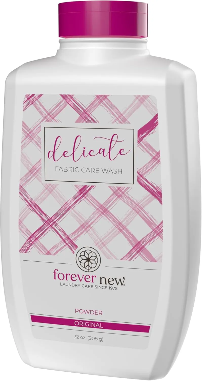 FOREVER NEW Granular Detergent Powder - Delicate Laundry Care Wash - Original Scented, 32 Oz