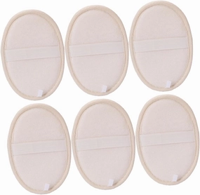FRCOLOR Pack of 6 Natural Loofah Sponges Loofah Exfoliating Scrubbers for Bath Gentle Body Cleansing Loofah Towels