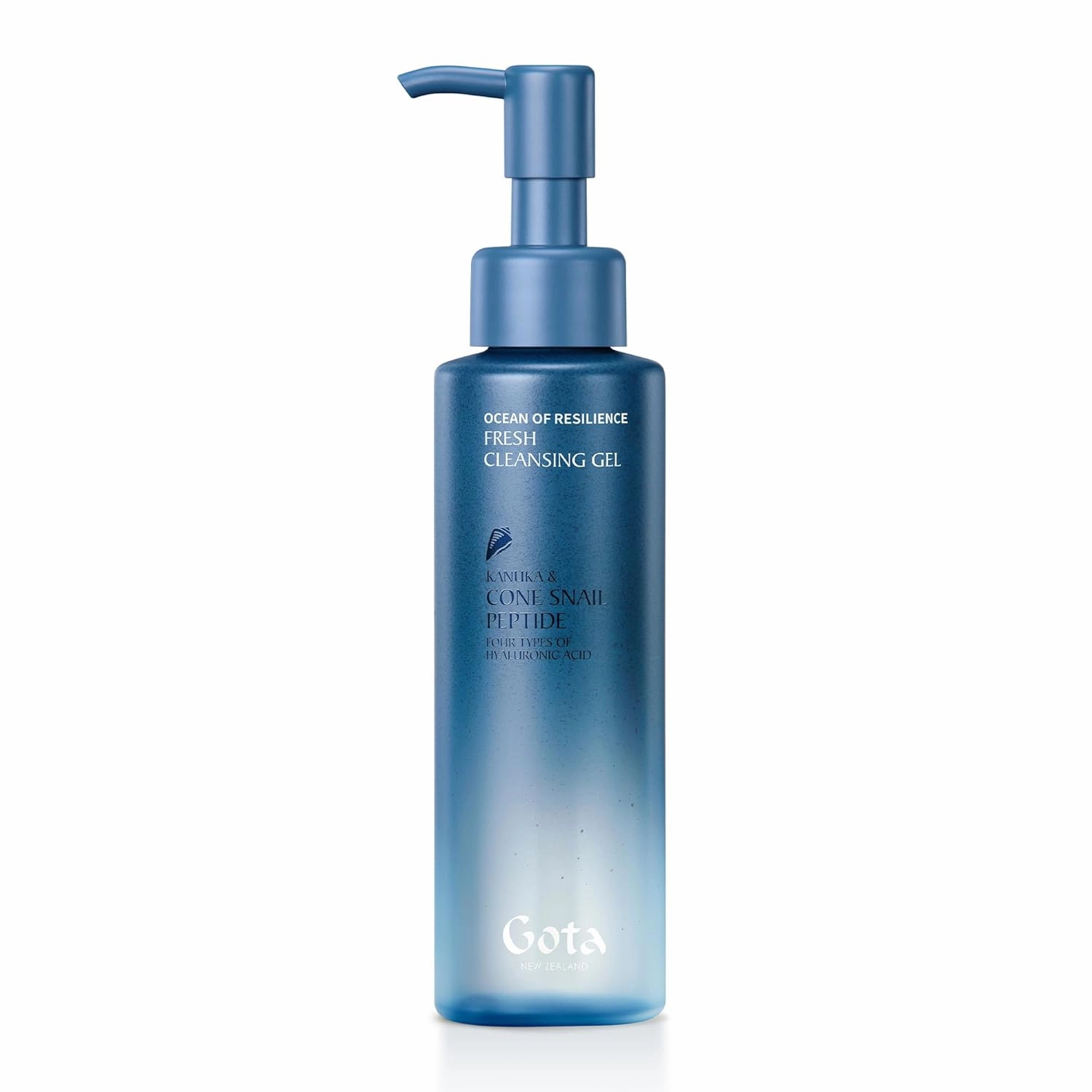 Fresh Cleansing Gel – Gently Removes Makeup & Impurities with New Zealand Kanuka Tea Tree, 4 Types of Hyaluronic Acid & Cruelty-Free Cone Snail Peptide – Ocean of Resilience – Clean Beauty