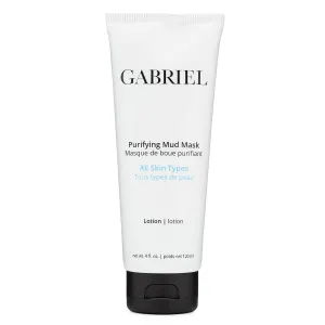 Gabriel Purifying Mud Mask, Natural, Paraben Free, Vegan, Cruelty-free, Non GMO, mineral-rich clay mask that cleanses and purifies the skin, 4oz.