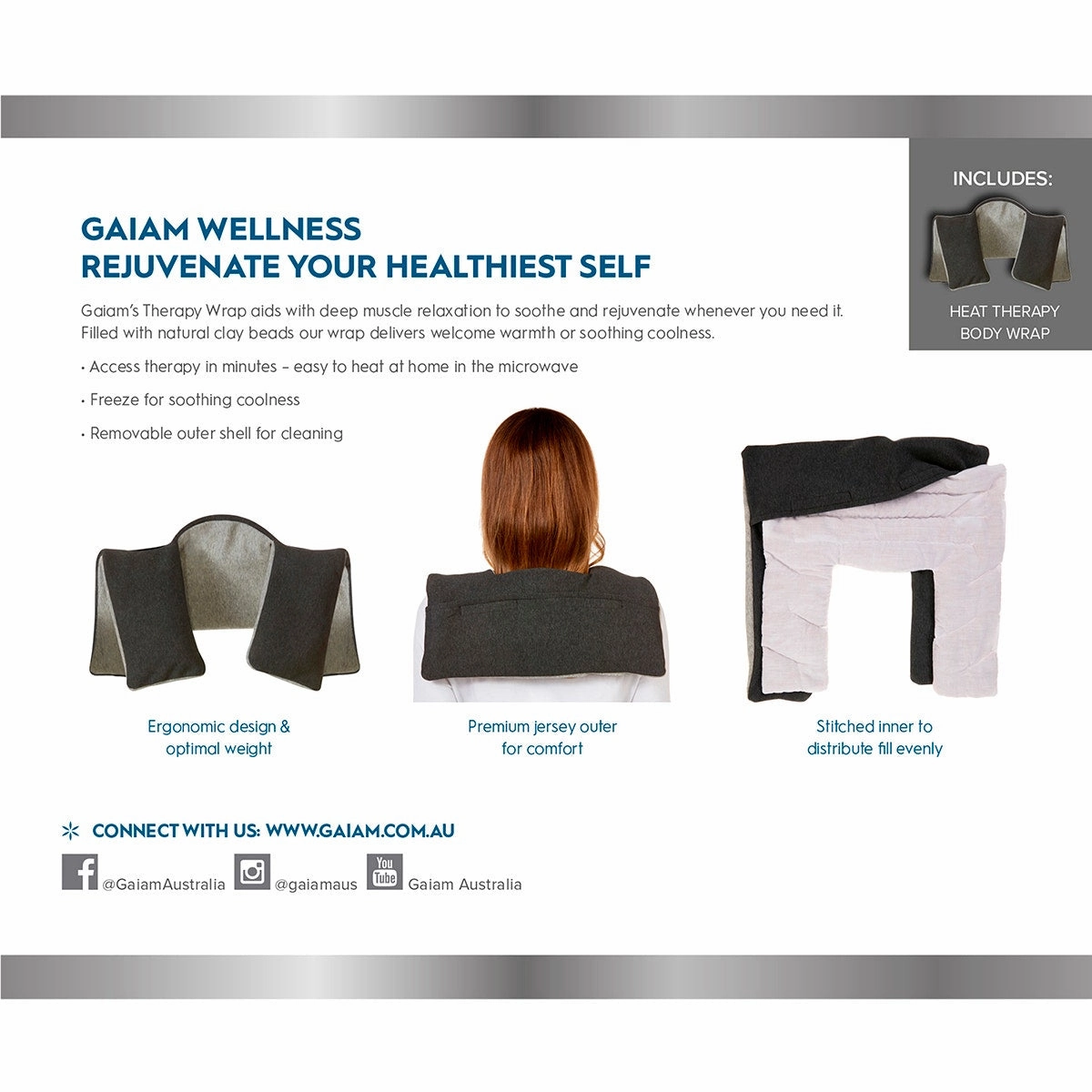 GAIAM Revive and Renew Hot & Cold Therapy Wrap 1