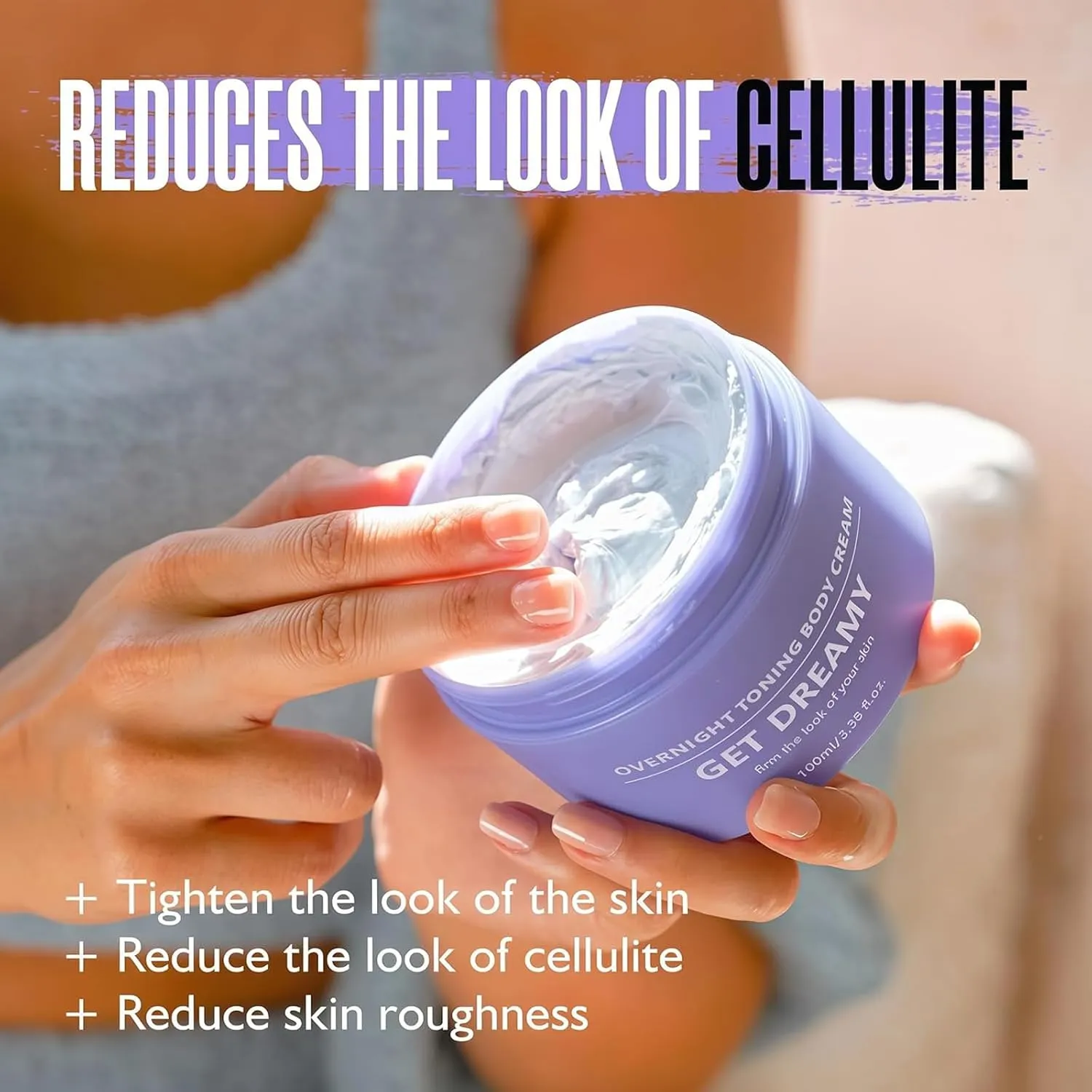 GET-DREAMY Overnight Toning Whip, Body Firming Oil, Anti-Wrinkle Skin Tightening Gel, Body Firming Cream for All Skin Types (1)