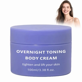 Get Dream Overnight Toning Whip, Overnight Toning Body Firming Cream, Body Firming Whip That Works While You Sleep, Natural firming Oil Suitable for All Skin Types (1 PCS)