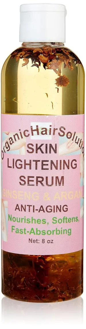 Ginseng Skin SERUM WITH Natural EXFOLIATING-Nourishing Body Oil-Skin Moisturizer-After Shower Oil. Skin Hydrating Oil- Body Oils For Dry Skin - skin softener, Massage Oil (8oz)