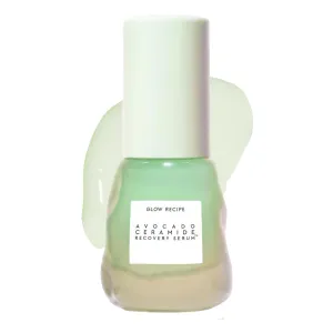 Glow Recipe Avocado Ceramide Serum - Soothing, Hydrating Face Serum for Women & Men, Redness Relief & Skin Barrier Repair - Lightweight, Milky Korean Skincare for Dry, Sensitive Skin (30 ml)