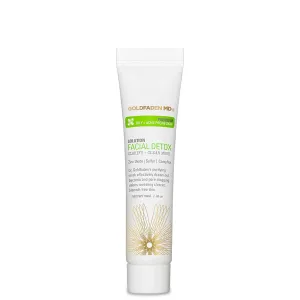 GOLDFADEN MD Facial Detox Mask Clarifying Face Mask w/Zinc Oxide, Sulfur, Salicylic Acid & Grapefruit Purifying Deep Clean Minimizes the Appearance of Redness, Blackheads & Pores .5 fl oz