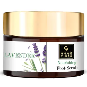 Good Vibes Lavender Foot Scrub - 50 g - Moisturization, Nourishing and Softening for Dry and Flaky Skin
