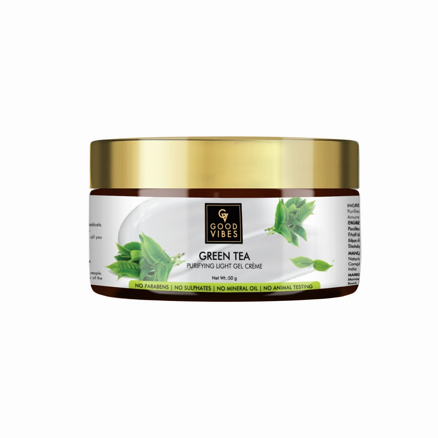 Good Vibes Green Tea Purifying Light Gel Cream (50 g)