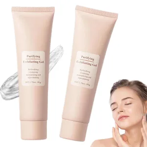 Grantadmit Exfoliating Gel, Grantadmit Purifying Exfoliating Gel, 2025 New Purifying Exfoliatings Gels, Gentle Purifying & Moisturizing Face Scrub, Glowing Skin - Deep Cleansing (2pcs, 1)