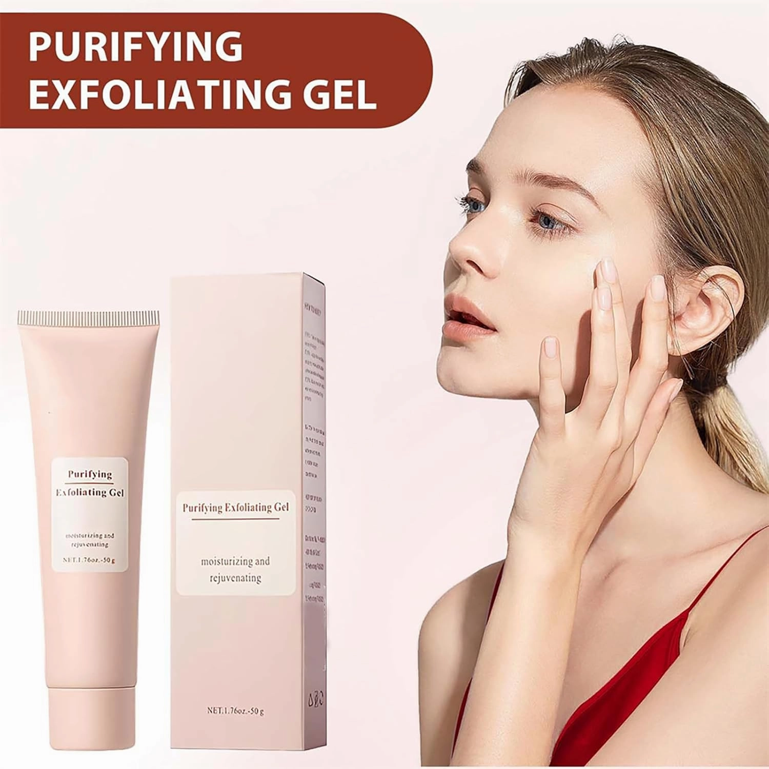Grantadmit Exfoliating Gel, Grantadmit Purifying Exfoliating Gel, Purifying Enzymes Exfoliating Gel, Deep Cleansing Moisturizing Gel for All Skin Types(3pcs)