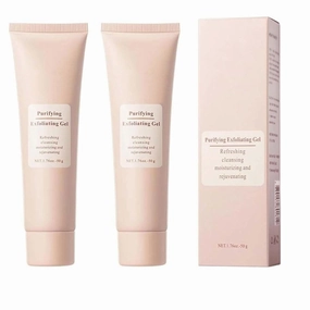 Grantadmit Exfoliating Gel, Grantadmit Purifying Starluxe Exfoliating Gel for Dark Spots Body, Gentle Exfoliator Face Scrub Cleanser for All Skin Types (2pcs, One Size)