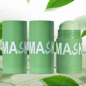 Green Tea Deep Cleanse Mask for Face,Blackhead Remover Face Mask,Poreless Deep Cleanse Mask Stick for Purifying,Moisturizing,Oil Control Reduce for Women and Men (3PCS)