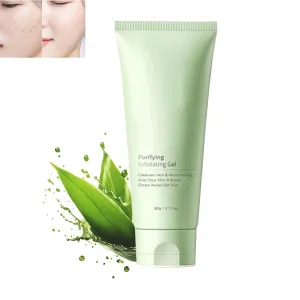 Greteam Purifying Exfoliating Gel, Greteam Exfoliating Gel, Purifying exfoliating gel Moisturizing Cleanses Skin Give, Exfoliation for Skin Care, Deep Moisturize & Cleanses skin (1pcs)