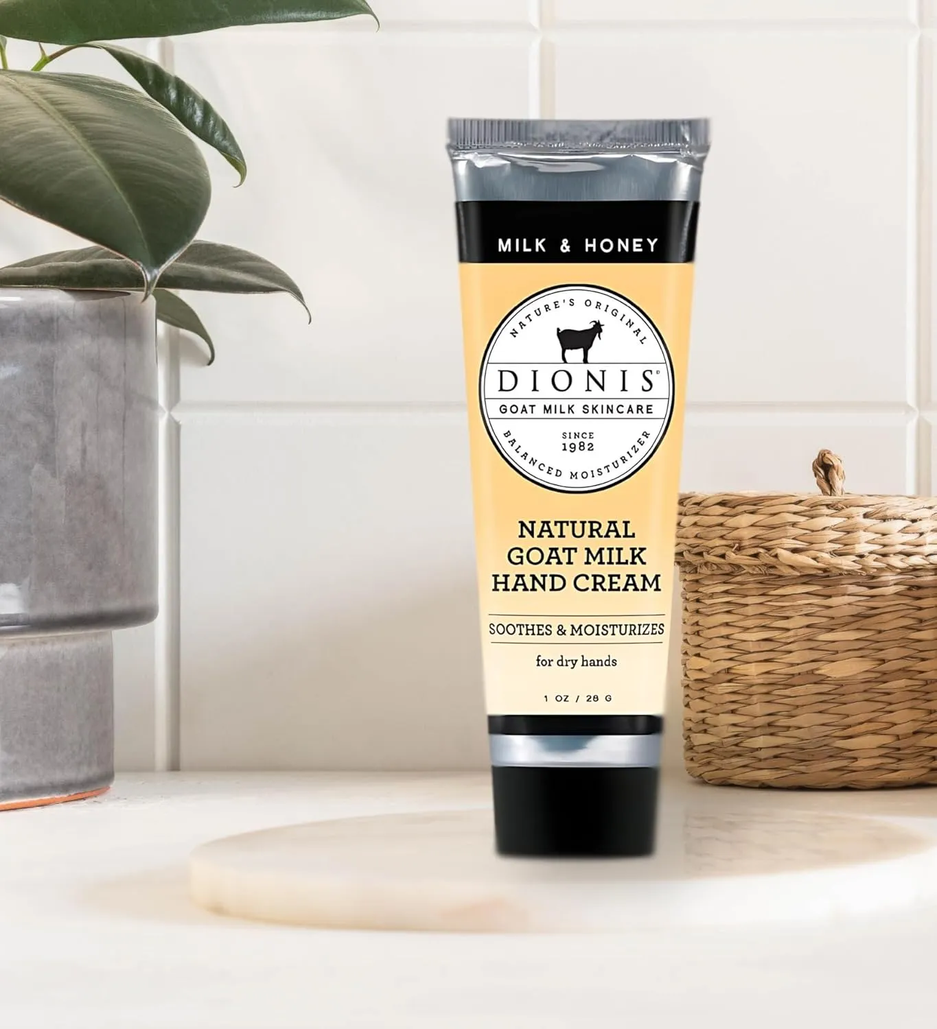 GROVE Goat Milk Milk & Honey Scent Hand Cream 1 oz Bundle with Nail Clipper - Nourishing Goat Milk Hand Cream for Hydrated Skin - Revitalizing Goat Milk Cream for Soft Skin - (5 Items)