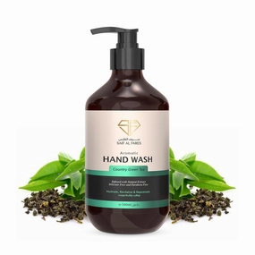 Hand Wash Alcohol Free, Infused with Natural Extract Hydrating, Revitalising & Rejuvenating Hand Soap 16.9 Fl Oz (Green Tea)