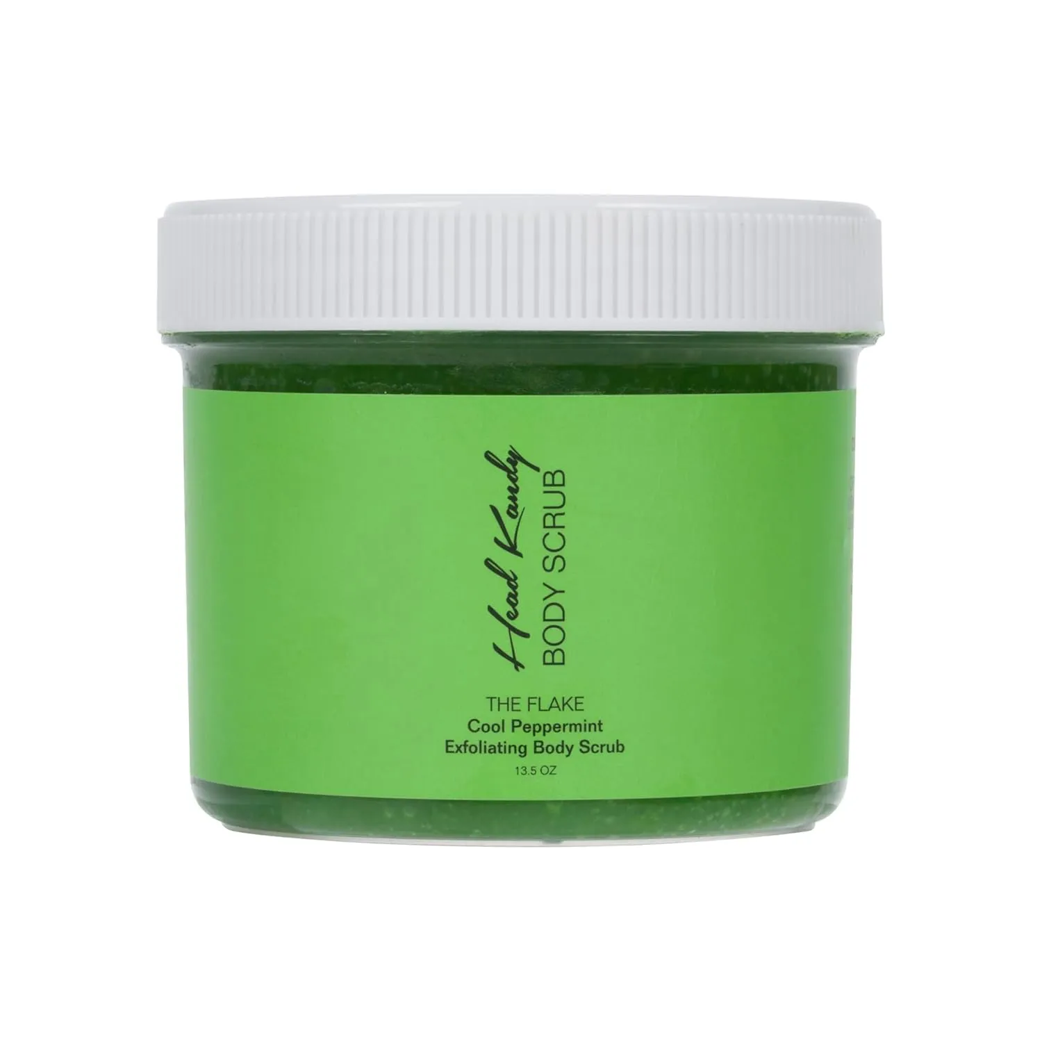 Head Kandy The Flake Exfoliating Body Scrub (13.5 oz) - Cool Peppermint Effect - Gentle Body Exfoliator