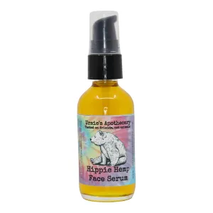 Hippie Hemp Hydrating Face Oil | Luxury Moisturizing Serum for All Skin Types | Vegan, Cruelty-Free Facial Care, 2.0 Fl. Oz.