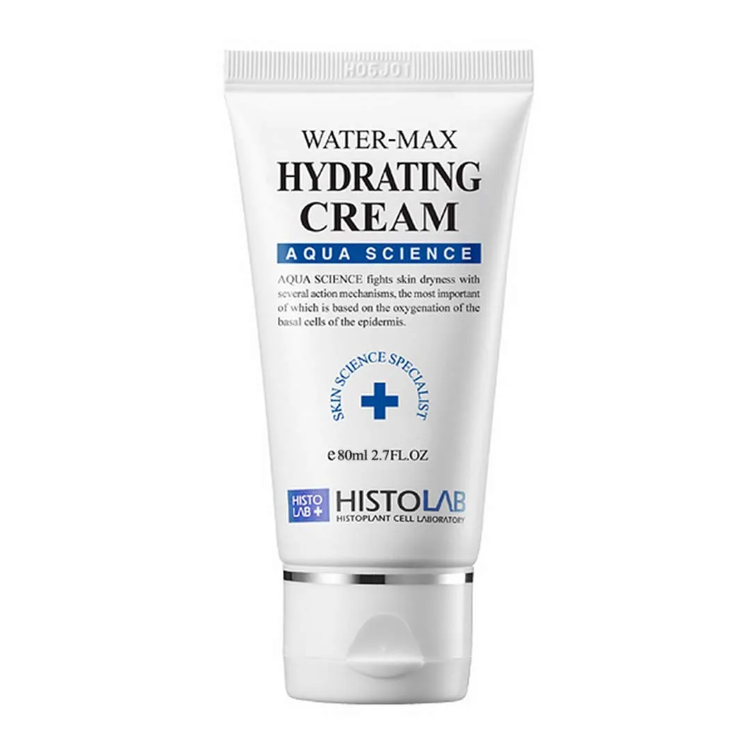HISTOLAB Water-Max Hydrating Cream | 80ml/2.7fl.oz | For Dry & Dehydrated Skin | Boosts Moisture & Hydration | For Day and Nighttime Use