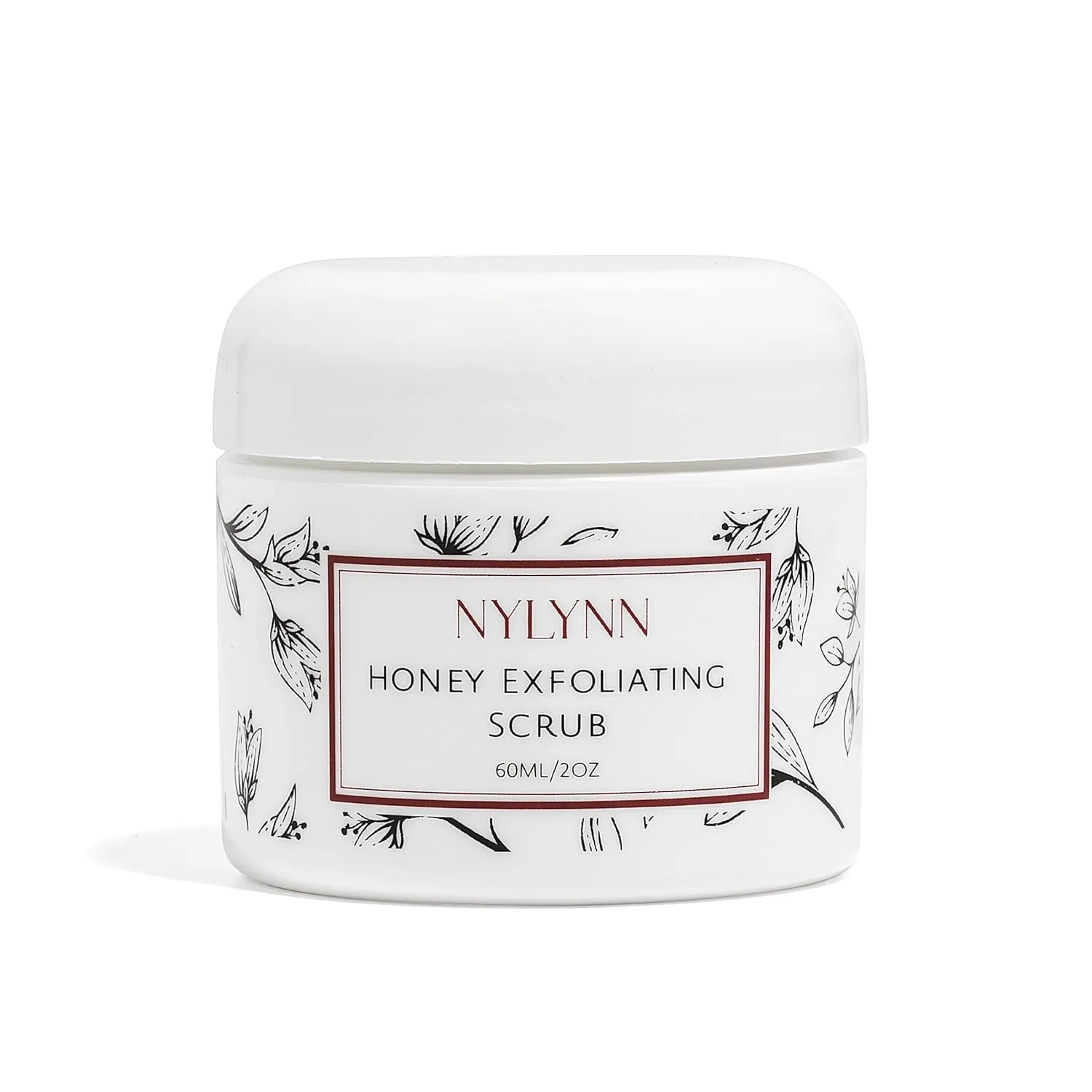 Honey Exfoliating Skin Exfoliant for Face - Nourishing and Exfoliating Body Scrub Sensitive Skin with Honey, Ground Almonds, Walnuts, and White Kaolin Clay - Womens Exfoliating Body Scrub 2 oz