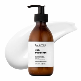 Hug Your Skin - Gentle Cleansing Emulsion for Face & Eye Area - Hydrating, Soothing & Balancing - Safe for Sensitive Skin & Daily Use - 200 ml/Net 6.76 Fl. Oz
