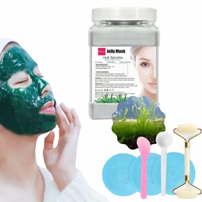 Hulk Spirulina Jelly Mask for Facials, Jelly Masks for Facials Professional, Beauty Skin Treatment Hydrating & Moisturizing Face & Body Mask