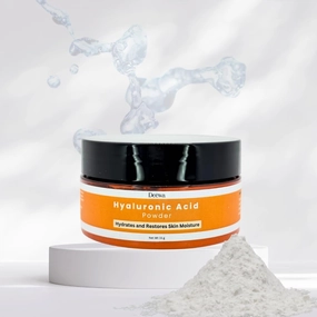Hyaluronic Acid Powder – 100% Pure & Natural | High Molecular Weight | Deep Hydration & Moisturizing | DIY Skincare & Serums | For All Skin Types | 15 gm