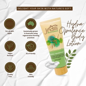 Hydra-Opulence Macadamia Body Lotion and Boomaglam Gua Sha Massage Tool Bundle