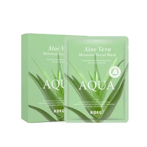 Hydrating Aloe Vera Face Mask Soothing Overnight Gel Mask to Reduce Pores, Boost Skin Elasticity Refresh Dry Skin Non Greasy Cooling Moisturizer Green One Size