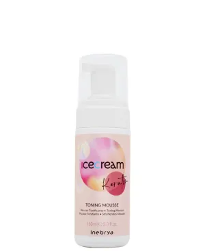 Ice Cream Keratin Toning Mousse - Remineralizing, Sulfate-Free, 175ml